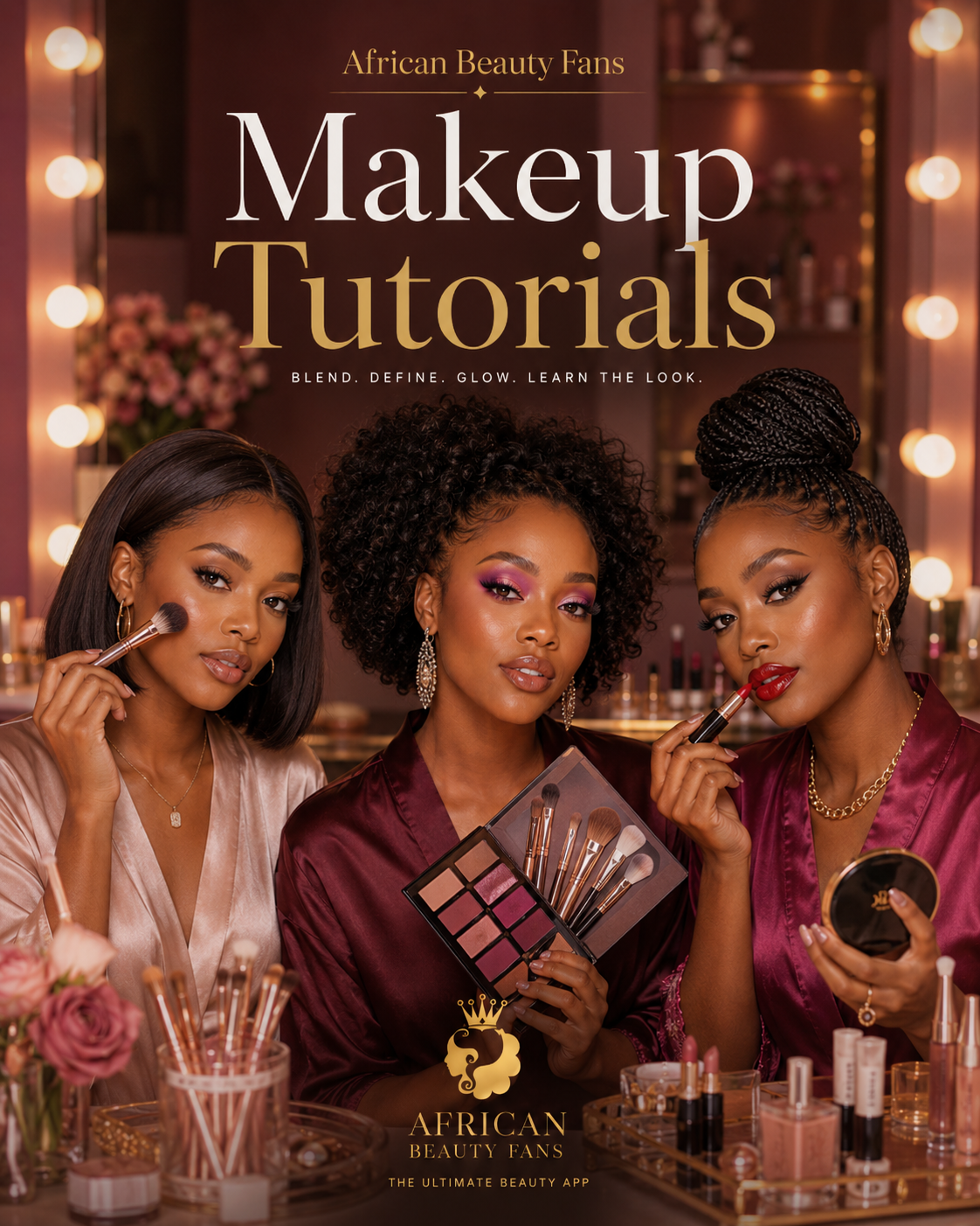 Makeup tutorials inspiration for African Beauty Fans